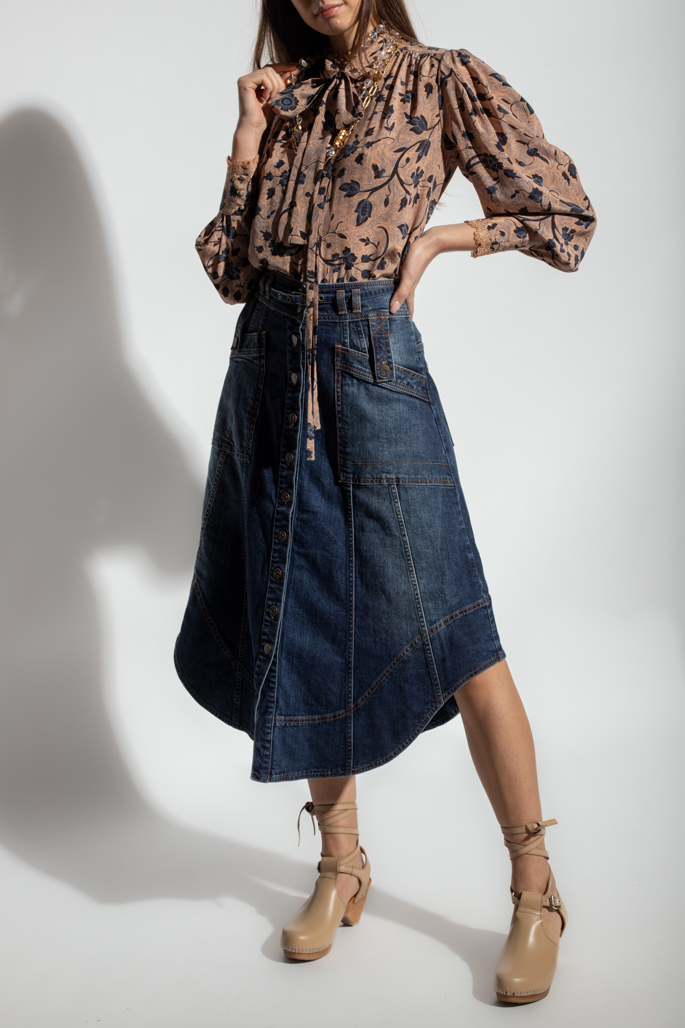 Ulla Johnson ‘Romee’ denim skirt