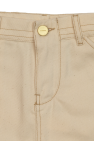 Jacquemus Kids cream Denim skirt