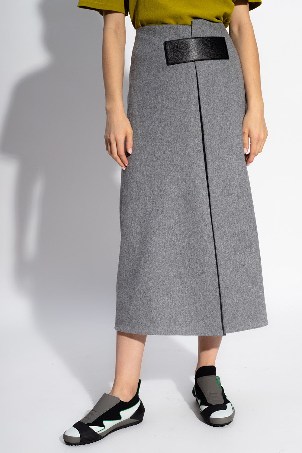 Proenza Schouler Wool skirt with cut-out detail