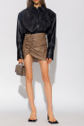 The Mannei ‘Kos’ leather skirt