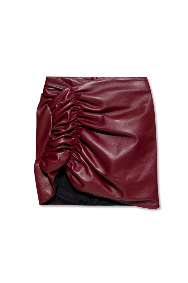 The Mannei ‘Kos’ leather skirt