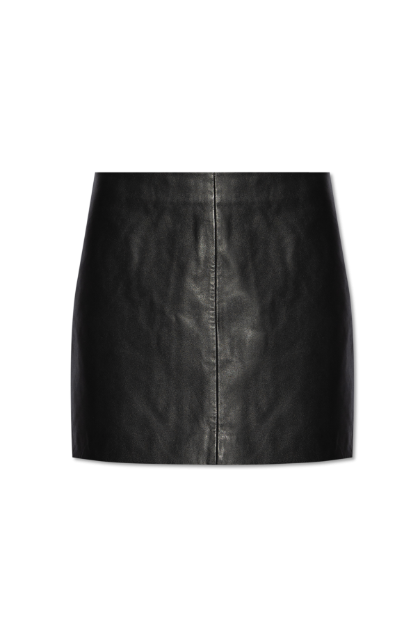 AllSaints Leather Skirt ‘Renai’