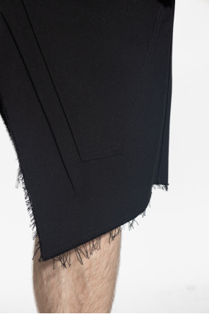 Rick Owens ‘Silvered’ skirt with slit