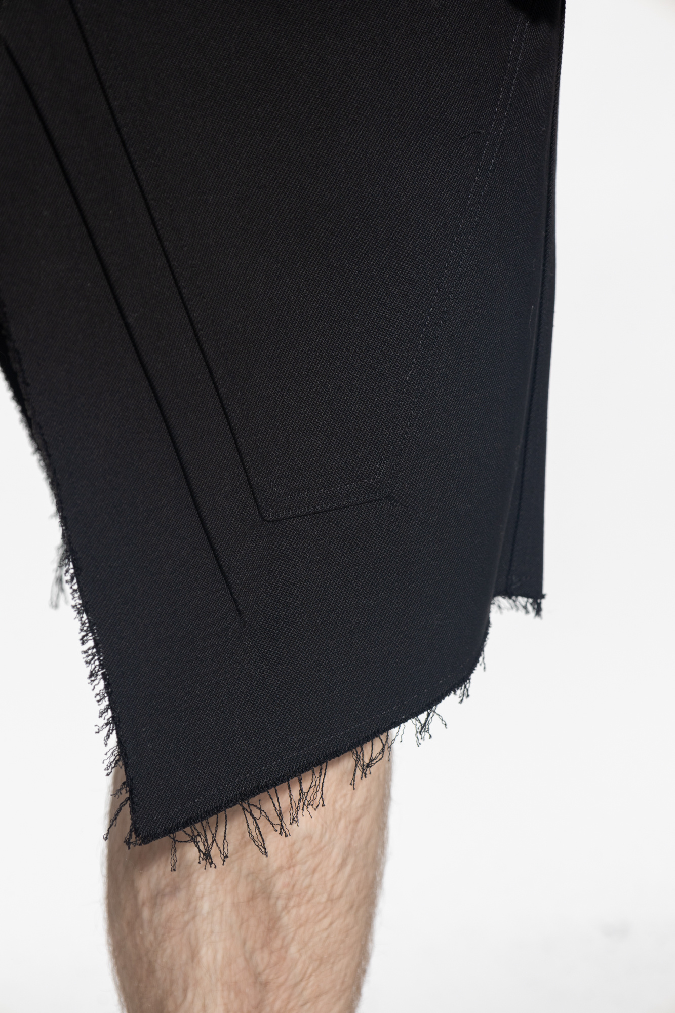 Rick Owens ‘Silvered’ skirt with slit
