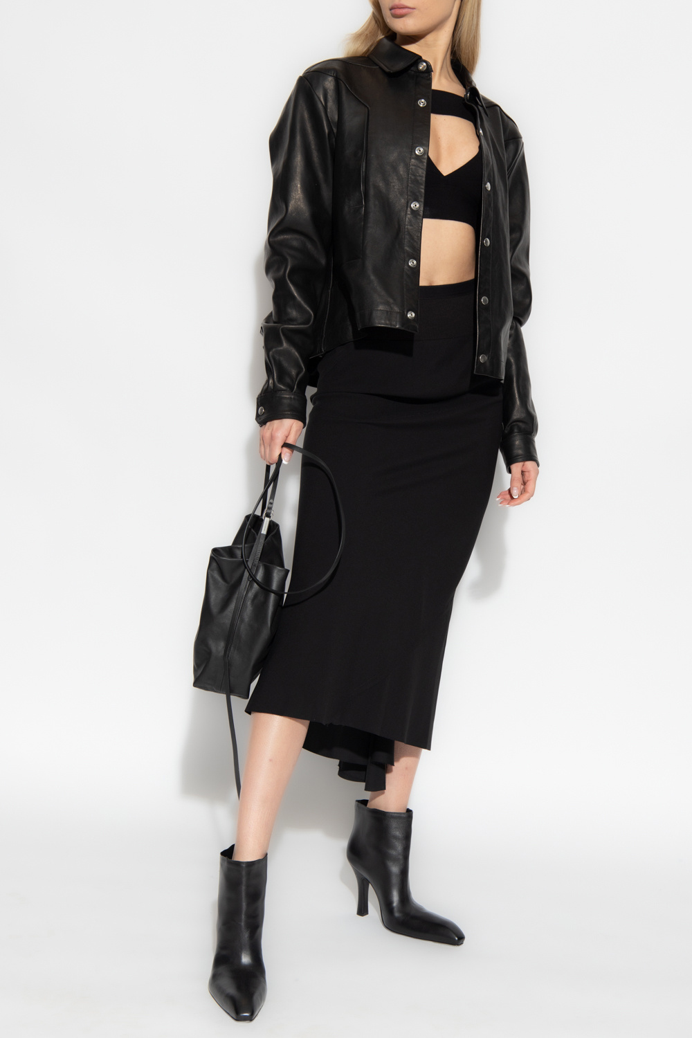 Rick Owens Skirt with asymmetric trim