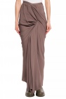 Rick Owens BROWN Ruched skirt