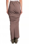 Rick Owens BROWN Ruched skirt