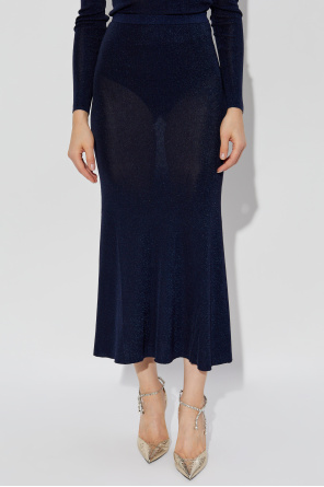 Self-Portrait Rock mit Lurexfaden