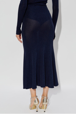 Self-Portrait Rock mit Lurexfaden