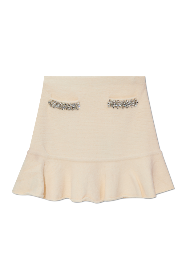Short skirt with ruffle, zdjęcie 1 Short skirt with ruffle od Self-Portrait