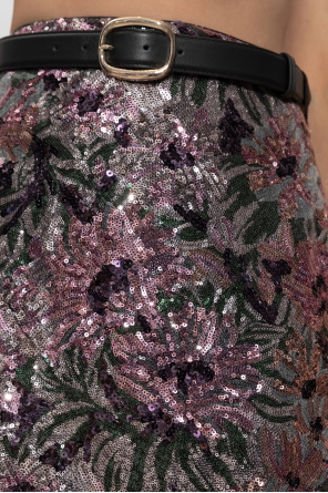 Self-Portrait Krótka cekinowa spódnica