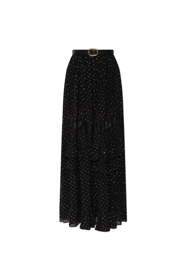 Self-Portrait Falda con hilo de lurex