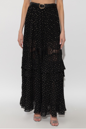 Self-Portrait Falda con hilo de lurex