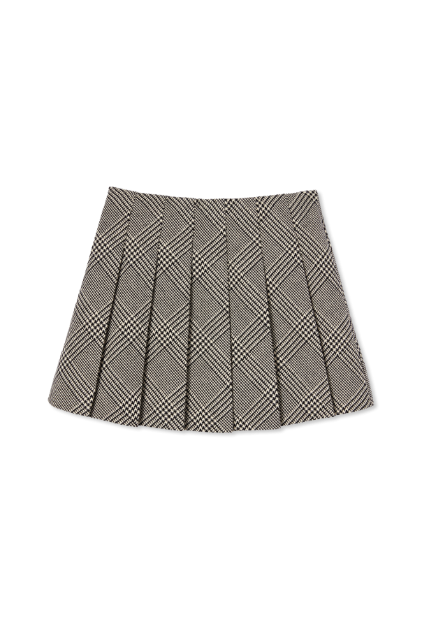 Self-Portrait Kids Falda plisada de pata de gallo