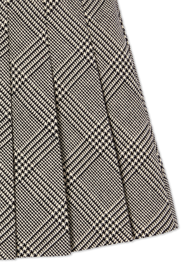 Self-Portrait Kids Falda plisada de pata de gallo