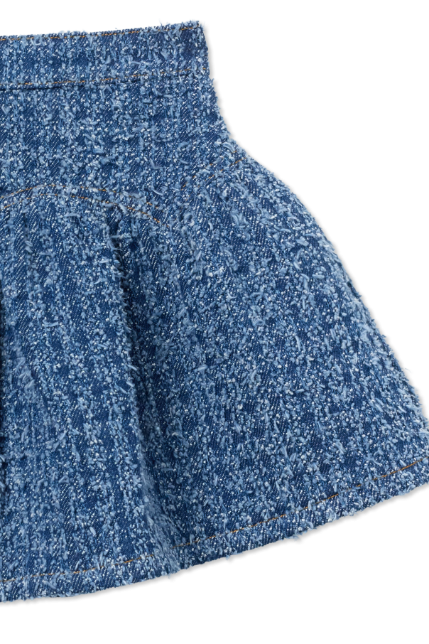 Self-Portrait Kids Falda de tweed