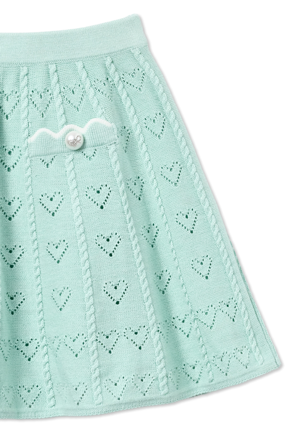 Self-Portrait Kids Ajourierter Rock