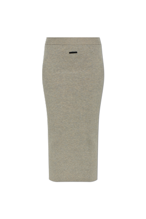 Fitted midi skirt