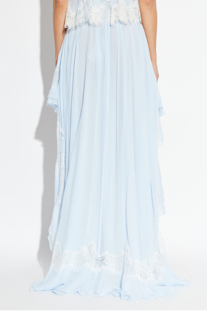 LoveShackFancy Silk skirt ‘Jolina’