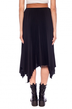 Loewe Pleated skirt with belt