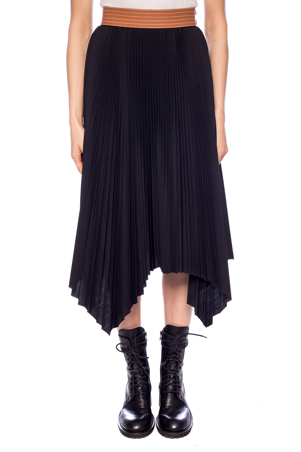 Loewe Pleated skirt with belt