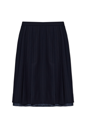 Skirt with stripe pattern