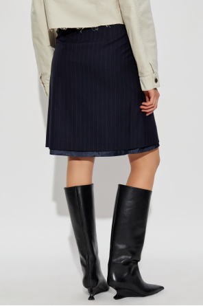 Maison Margiela Skirt with stripe pattern
