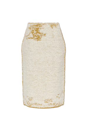 Skirt with decorative weave