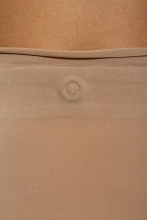 Maison Margiela Zweilagiger Rock mit Logo