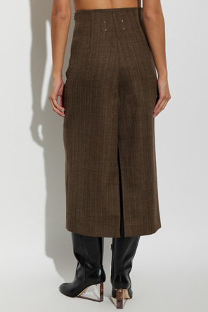 Maison Margiela Sukně z panenské vlny