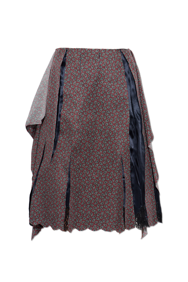 Raw-edge midi skirt od Maison Margiela