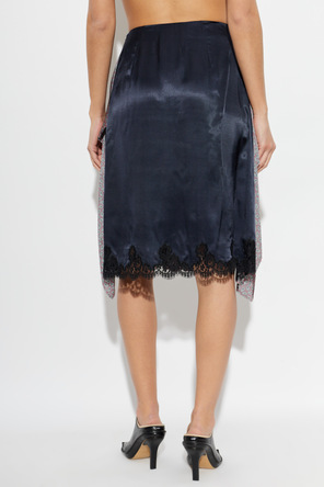 Maison Margiela Saia com acabamento cru