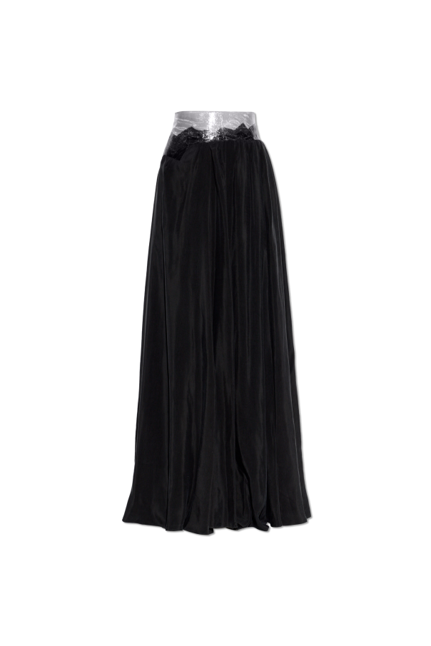 Long skirt with a transparent waistband od Maison Margiela