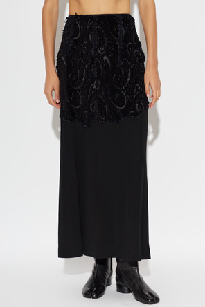 Maison Margiela Skirt with decorative embroidery
