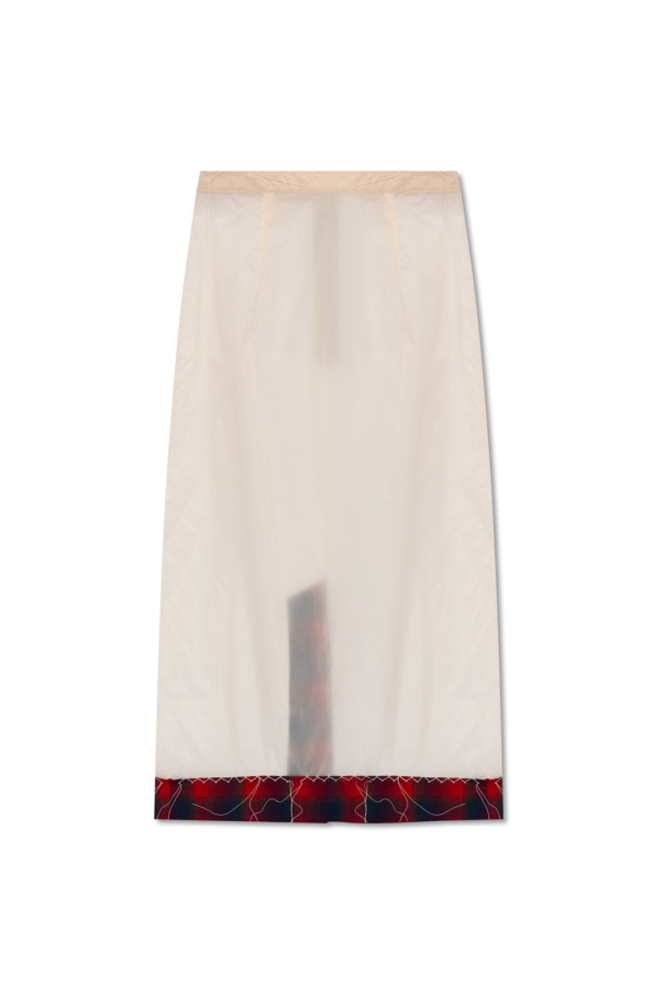 Skirt in contrasting fabrics od Maison Margiela