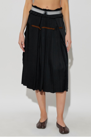 Maison Margiela Falda plisada