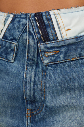 MM6 Maison Margiela Jeansowa spódnica