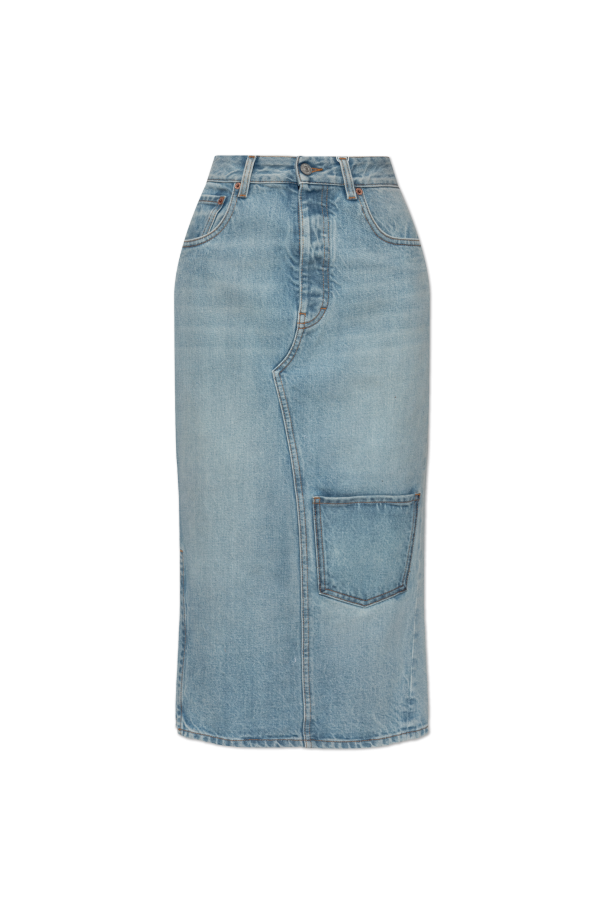 Denim skirt with slit od MM6 Maison Margiela
