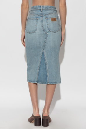 MM6 Maison Margiela Denim skirt with slit