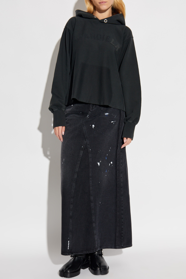 MM6 Maison Margiela Skirt with paint splatter effect