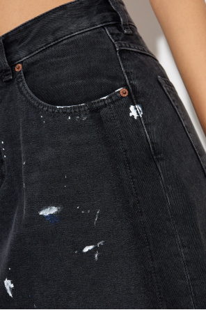MM6 Maison Margiela Skirt with paint splatter effect