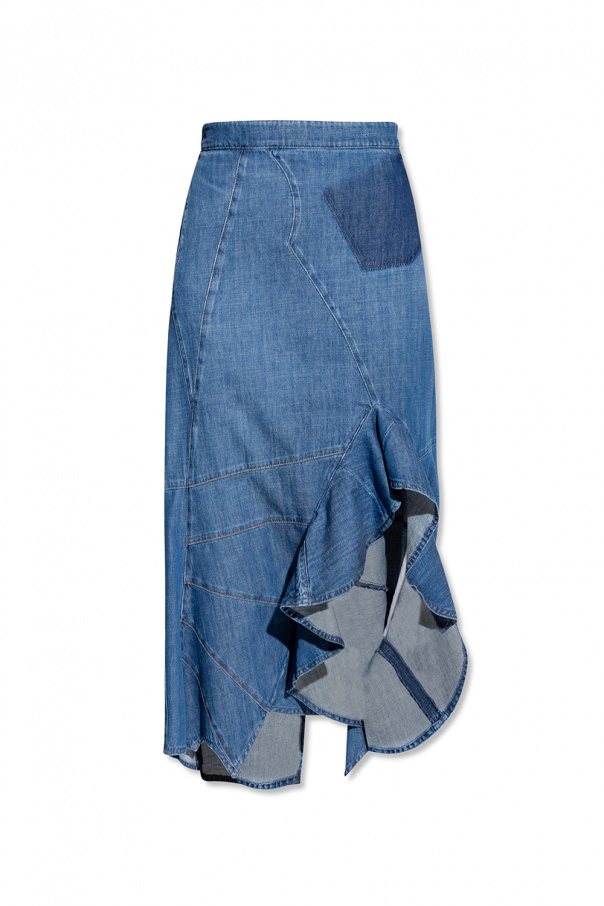 loewe blue Denim skirt