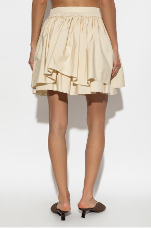 Loewe Falda de algodón con drapeados