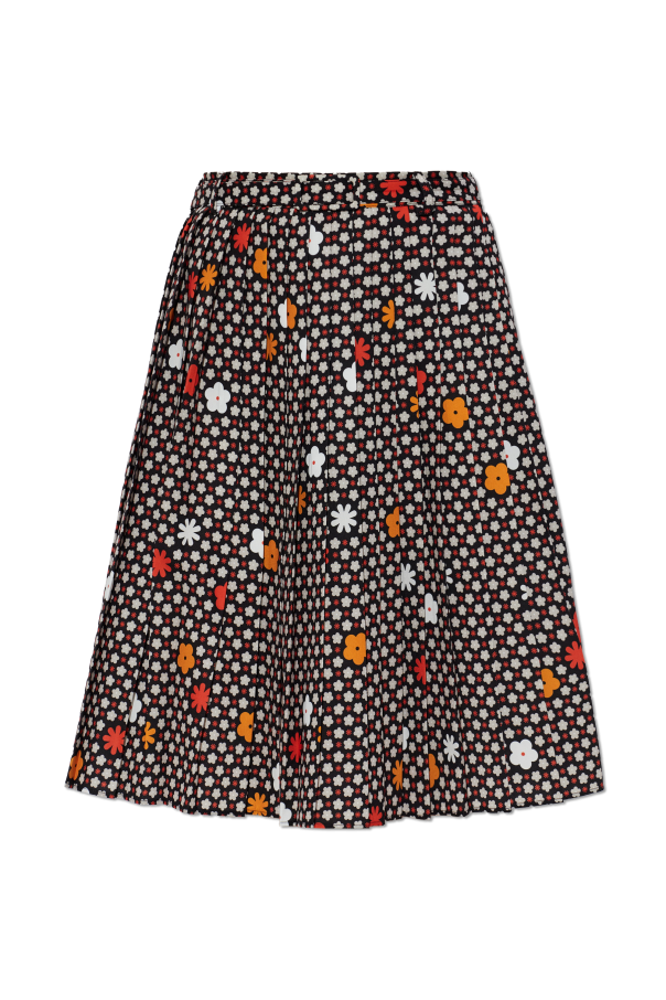 Pleated skirt with floral motif od MM6 Maison Margiela