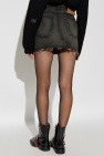 MM6 Maison Margiela BLACK Denim skirt with vintage effect