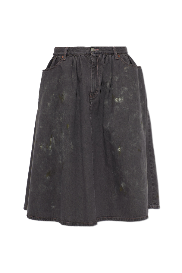 Denim skirt with a 'vintage' effect od MM6 Maison Margiela