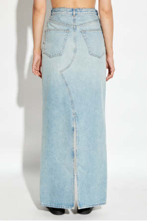 MM6 Maison Margiela Denim skirt with vintage effect