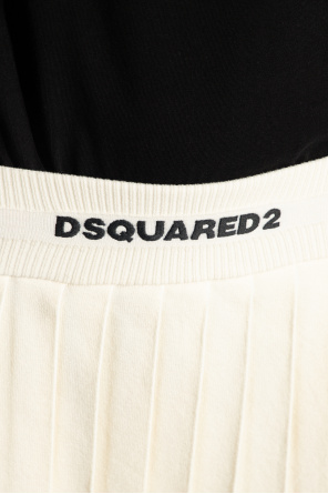 Dsquared2 Krótka plisowana spódnica