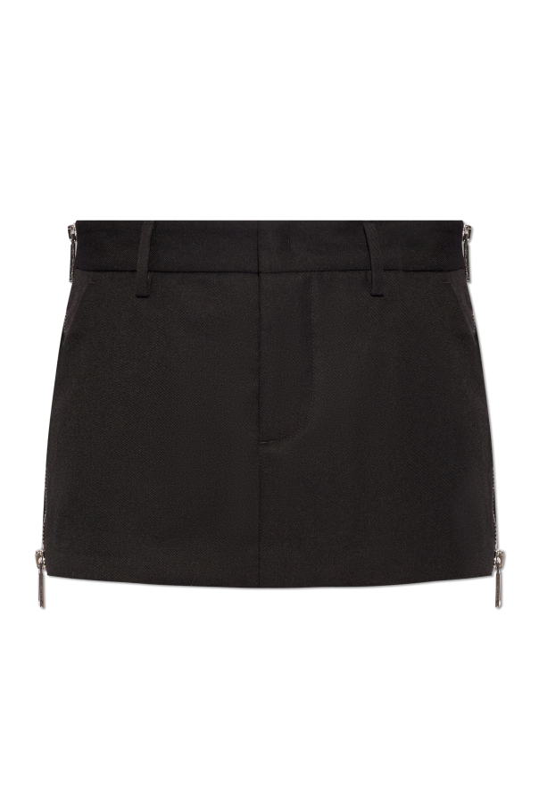 Dsquared2 Skirt with decorative zippers