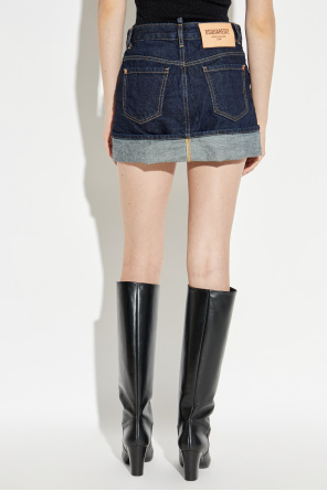 Dsquared2 Short denim skirt